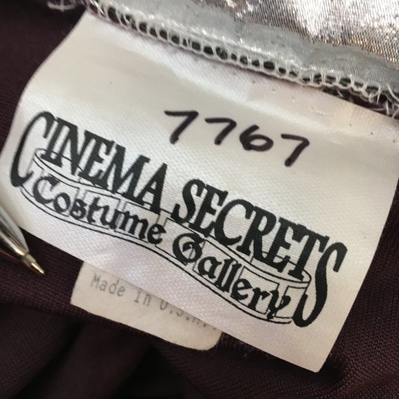 Renaissance Medieval Gothic Plum Velvet Maxi Dress Costume Cinema Secrets EUC - Picture 10 of 12